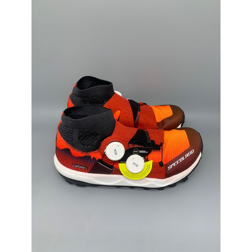 Speedland GL:SVT Orange Red Trail Running Shoes Men's Sz 5.5 Women's Sz 7 NWT